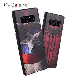 For Samsung Galaxy note 8 Case 3D Pattern Sculpture TPU Cases