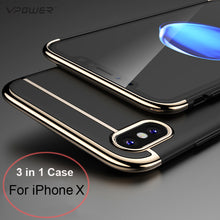 For iPhone X Case Vpower 3 in 1 Ultra Slim Case