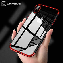 CAFELE Original phone Case for iPhone X Luxury Fashion Transparent TPU