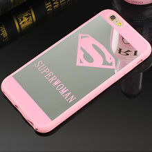 JAMULAR Superman Mirror Surface Case For iPhone