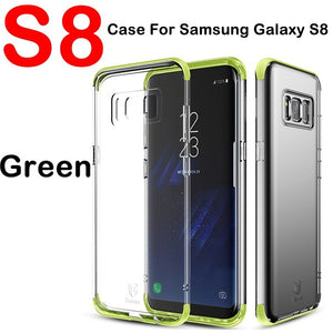 Baseus Cover For Samsung Galaxy S8 Clear Simple Anti-knock Double TPU Armor